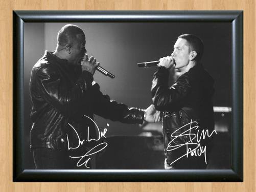 Eminem Dr. Dre Signed Autographed Photo Poster Print Memorabilia A3