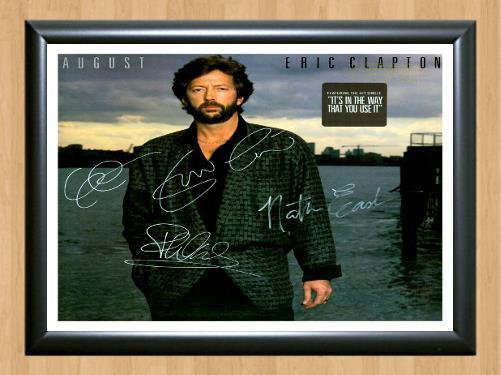 Eric Clapton Signed Autographed Photo Poster Print Memorabilia A3