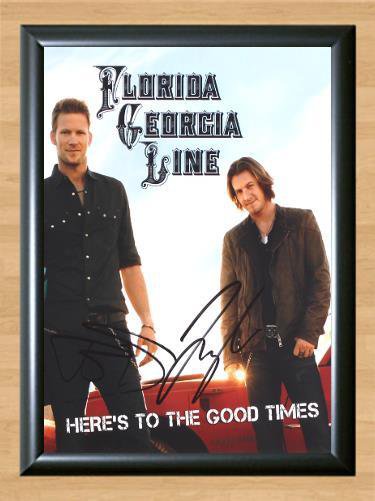 Florida Georgia Line Band Signed Autographed Photo Poster Print Memorabilia A3