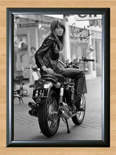Fran&Atilde;&sect;oise Hardy Honda Signed Autographed Photo Poster Print Memorabilia A3
