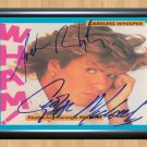 George Michael Andrew Ridgeley Signed Autographed Photo Poster Print Memorabilia A3
