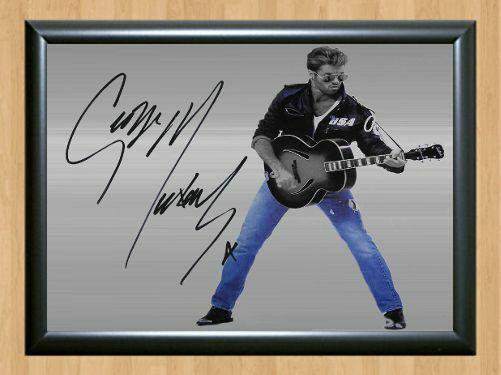 George Michael Symphonica Signed Autographed Photo Poster Print Memorabilia A3