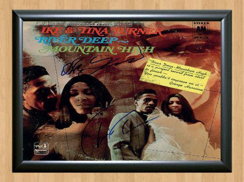 Ike Turner Tina Turner Signed Autographed Photo Poster Print Memorabilia A3