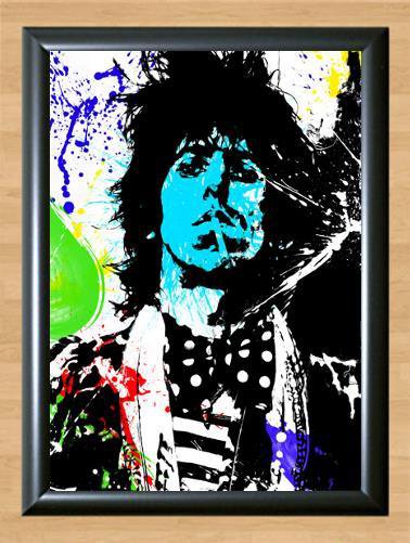 Keith Richards The Rolling Stones Pop Art  Print Poster Photo Wall Home Decor A3