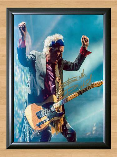 Keith Richards The Rolling Stones Signed Autographed Photo Poster Print Memorabilia A3