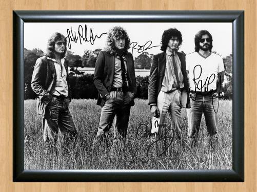 Led Zeppelin Robert Plant Signed Autographed Photo Poster Print Memorabilia A3
