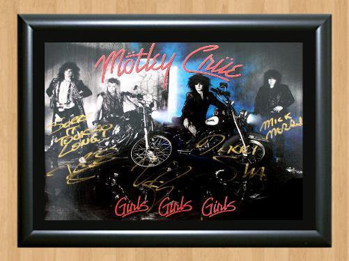 M&Atilde;&para;tley Cr&Atilde;&frac14;e Tommy Lee Signed Autographed Photo Poster Print Memorabilia A3