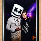Martin Garrix Marshmello Ibiza DJ Signed Autographed Photo Poster Print Memorabilia A3