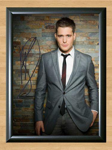 Michael Buble Signed Autographed Photo Poster Print Memorabilia A3
