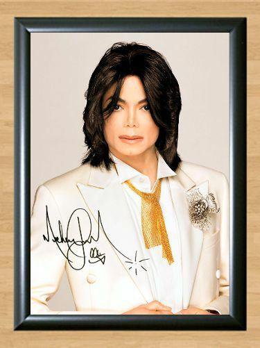 Michael Jackson Thriller Bad Signed Autographed Photo Poster Print Memorabilia A3
