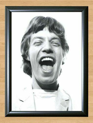Mick Jagger The Rolling Stones Laughing  Print Poster Photo Wall Home Decor A3
