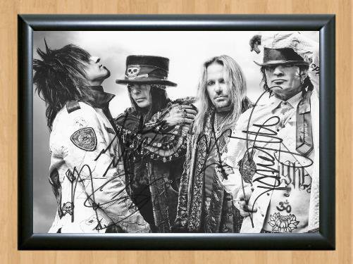 Motley Crue Dr. Feelgood Signed Autographed Photo Poster Print Memorabilia A3