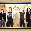 My Chemical Romance Rock Band Signed Autographed Photo Poster Print Memorabilia A3