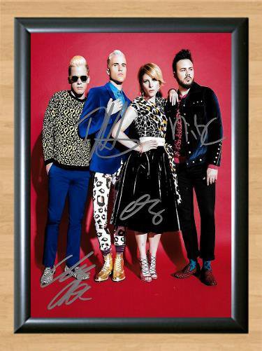 Neon Trees Band Signed Autographed Photo Poster Print Memorabilia A3