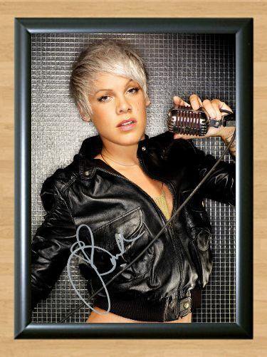 Pink The Truth About Love Signed Autographed Photo Poster Print Memorabilia A3