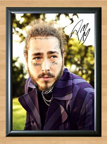 Post Malone Signed Autographed Photo Poster Print Memorabilia A3