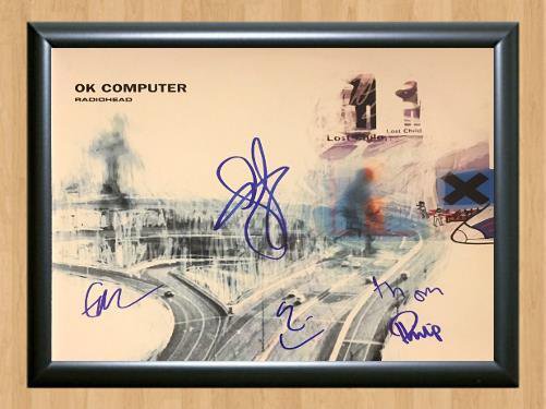Radiohead Band Signed Autographed Photo Poster Print Memorabilia A3