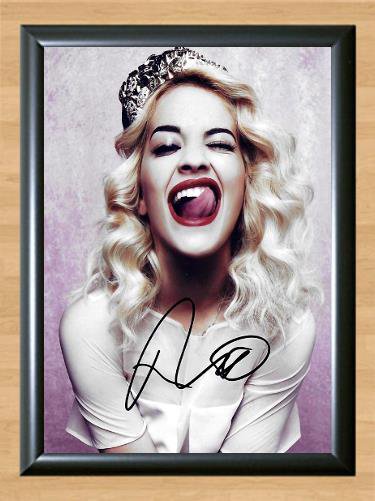 Rita Ora Phoenix Signed Autographed Photo Poster Print Memorabilia A3