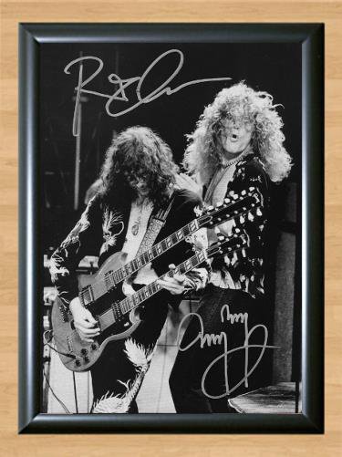 Robert Plant Jimmy Page Led Zeppelin Signed Autographed Photo Poster Print Memorabilia A3