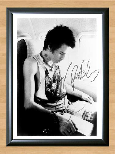 Sex Pistols Sid Vicious Signed Autographed Photo Poster Print Memorabilia A3
