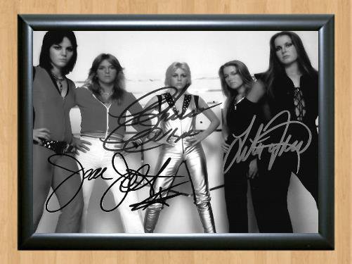 The Runaways Band Signed Autographed Photo Poster Print Memorabilia A3