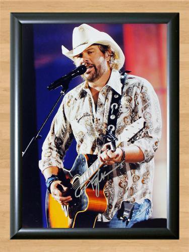 Toby Keith Unleashed Signed Autographed Photo Poster Print Memorabilia A3