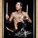 Travis Barker Blink 182 Barkers Punk Signed Autographed Photo Poster Print Memorabilia A3