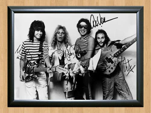 Van Halen Eddie Signed Autographed Photo Poster Print Memorabilia A3