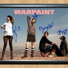 Warpaint Rock Band Signed Autographed Photo Poster Print Memorabilia A3