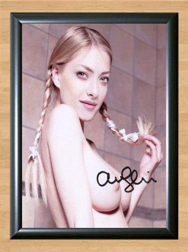 Amanda Seyfried Gone Les Miserables Nude Signed Autographed Photo Poster Print Memorabilia A3