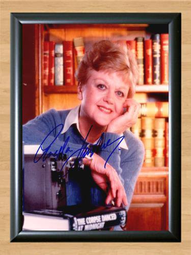 Angela Lansbury Murder, She Wrote Signed Autographed Photo Poster Print ...