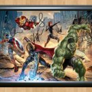 Avengers Marvel Black Widow Signed Autographed Photo Poster Print Memorabilia A3