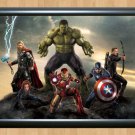 Avengers Marvel Heroes Captain America Thor Kid Decor Art  Print Photo Poster A3