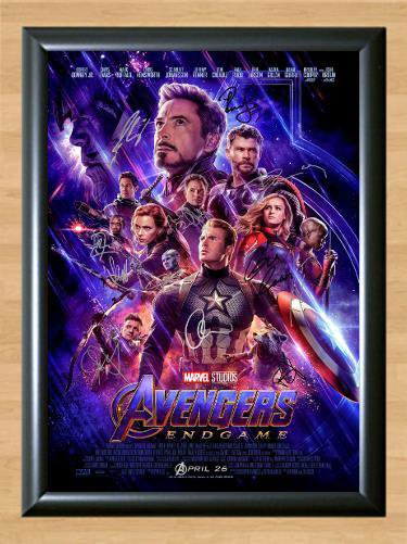 Avengers: Endgame Marvel Cast Signed Autographed Photo Poster Print Memorabilia A3