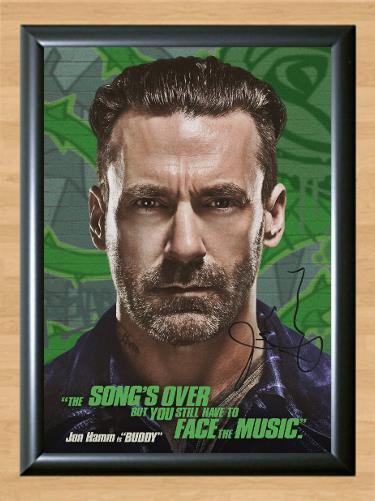 Baby Driver Jon Hamm Signed Autographed Photo Poster Print Memorabilia A3