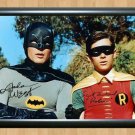 Batman and & Robin Adam West Burt Ward Signed Autographed Photo Poster Print Memorabilia A3