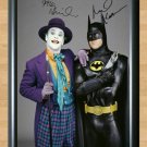 Batman and The Joker Jack Nicholson Signed Autographed Photo Poster Print Memorabilia A3