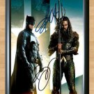 Batman Aquaman Jason Momoa Ben Affleck Signed Autographed Photo Poster Print Memorabilia A3