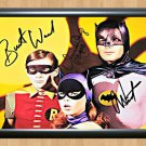 Batman Vintage Cast Signed Autographed Photo Poster Print Memorabilia A3