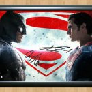Batman vs Superman Henry Cavill Ben Affleck Signed Autographed Photo Poster Print Memorabilia A3