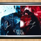 Captain America Ironman Signed Autographed Photo Poster Print Memorabilia A3