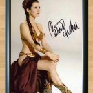 Carrie Fisher Princess Leia Star Wars Signed Autographed Photo Poster Print Memorabilia A3