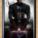 Chris Evan Captain America Marvel Signed Autographed Photo Poster Print Memorabilia A3