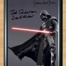 Darth Vader Bob Anderson James Earl Jones Signed Autographed Photo Poster Print Memorabilia A3