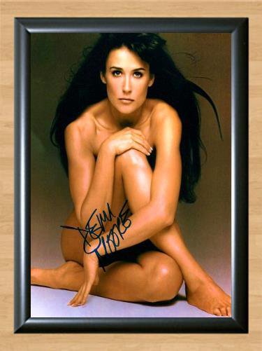 Demi Moore G.I. Jane Striptease Signed Autographed Photo Poster Print Memorabilia A3