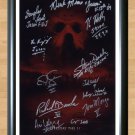 Friday the 13th  Cast Signed Autographed Photo Poster Print Memorabilia A3