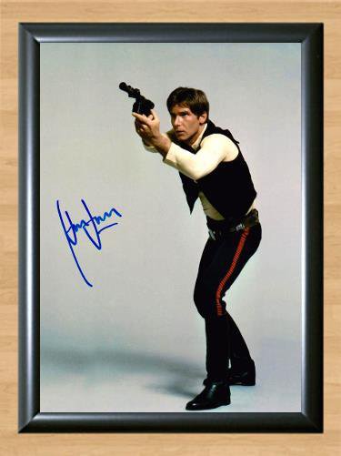 Harrison Ford Star Wars Han Solo Signed Autographed Photo Poster Print Memorabilia A3