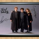 Harry Potter Hermione Ron Weasley Cast Signed Autographed Photo Poster Print Memorabilia A3