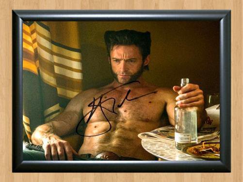 Hugh Jackman Wolverine Signed Autographed Photo Poster Print Memorabilia A3