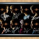 Hunger Games Cast x8 Signed Autographed Photo Poster Print Memorabilia A3